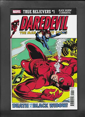 Buy True Believers: Black Widow & Daredevil #1 | Reprints Daredevil (1964 Series)#81 • 4.65£