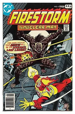 Buy Firestorm #4 (Vol 1) : VF+ :  When Laughs The Hyena!  : First Appearance Hyena • 3.95£