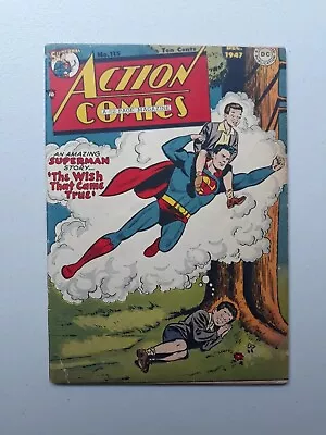 Buy Action Comics 115 DC Comics Golden Age Superman 1947 • 447.35£
