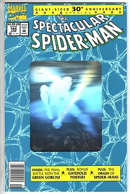 Buy Spectacular Spider-Man #189 - Hologram Cover, Near Mint Minus Condition • 4.66£