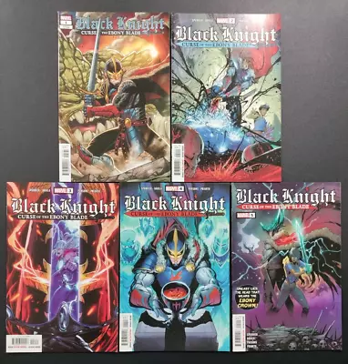 Buy Black Knight Curse Of The Ebony Blade #1-#5 W/ Variant Marvel Comics 2023 • 15.52£