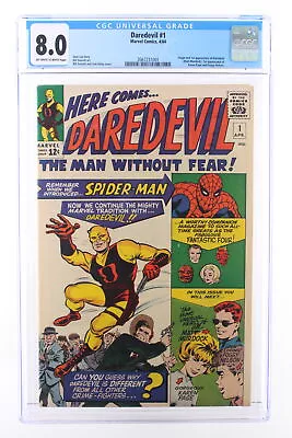 Buy Daredevil #1 - Marvel Comics 1964 CGC 8.0 Origin And 1st Appearance Of Daredevil • 8,154.39£