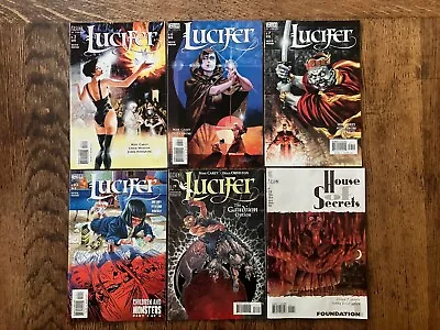 Buy DC Vertigo Lot - Lucifer #3, 6, 7, 10 & 73 + House Of Secrets #1 (1995) • 7.77£