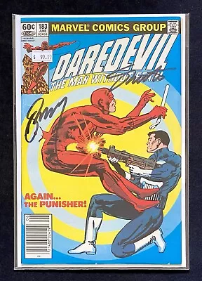 Buy Daredevil 183 Newsstand - Signed Jim Shooter Gerry Conway (1982) Marvel Comics • 77.65£