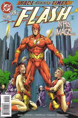 Buy Flash (2nd Series) #113 VF; DC | Mark Waid Race Against Time 1 - We Combine Ship • 2.91£
