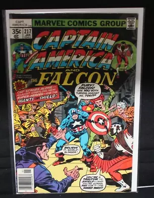 Buy Captain America & Falcon 217 1st Marvel Boy Quasar Appearance VG-FN Comic • 11.60£