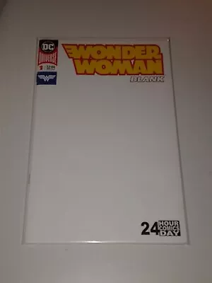 Buy Wonder Woman #1 Blank Variant Nm 9.4 Or Better Dc 24 Hour Comic Day October 2018 • 7.99£
