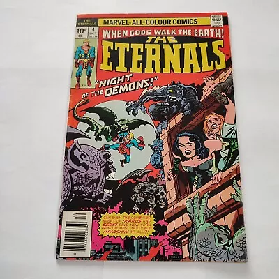 Buy Eternals #4 - Marvel 1976 - 1st App Gammenon The Gatherer • 4.49£