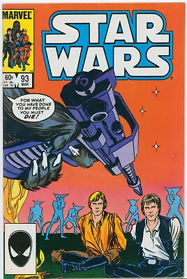 Buy Star Wars #93 Marvel Comics 1985 VF • 23.29£