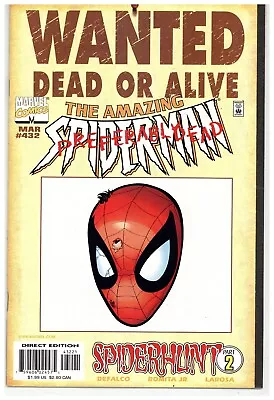 Buy Amazing Spider-Man  # 432    NEAR MINT+   March 1998   Variant Yellow Cover   Wa • 31.06£
