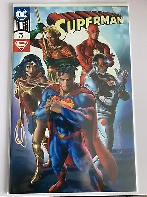 Buy Superman #75 Greg Horn Ace Comic Con Justice League Exclusive NM • 10£