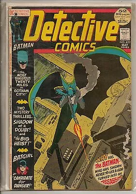 Buy DC Comics Batman In Detective #423 May 1972 Giant Size Batgirl Scarce F+ • 22£