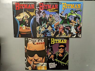 Buy Hitman Vol 1 2 3 4 5 SC TPB Graphic Novel 1st Ed Set Lot DC Comics Garth Ennis • 65.97£