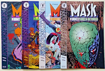 Buy The Mask: The Hunt For Green October #1-4 (1995, Dark Horse) Complete Set VFN-NM • 7.95£