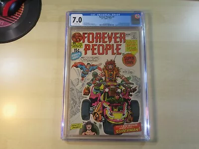 Buy Forever People #1 Cgc 7.0 Blue Label 1st Full Darkseid 1st Forever People Kirby • 120.37£