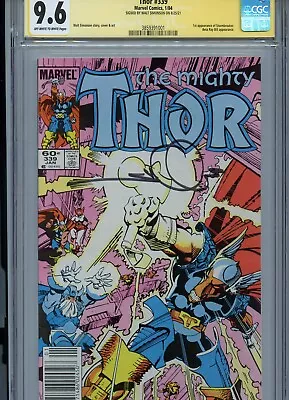 Buy Thor #339 CGC SS 9.6 Signed By Walt Simonson 1st Stormbreaker • 135.91£