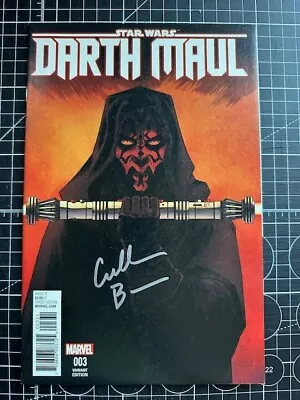 Buy Marvel Star Wars Darth Maul #3 Declan Shalvey Incentive Var Signed Cullen Bunn • 27.18£