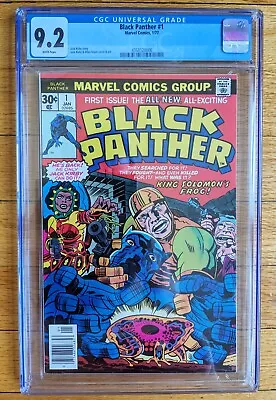 Buy Black Panther # 1 Marvel Comics 1977 CGC 9.2 NM- White Pages • 163.37£