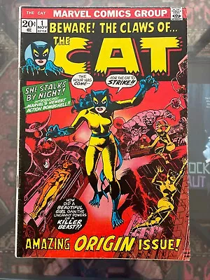 Buy The Cat #1 - Marvel 1972 - 1st App And Origin. Very Good Condition. • 40£