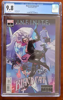 Buy BLACK CAT ANNUAL #1 INFINITE DESTINIES CGC 9.8 NM WP 2021 1st Tiger Division • 38.82£