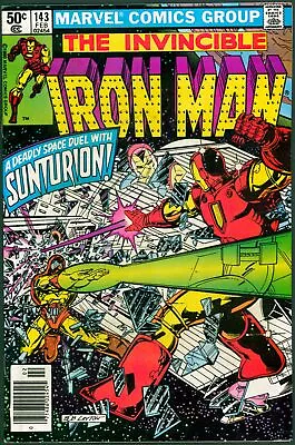 Buy Iron Man 143 NM- 9.2 1st Sunturion Marvel 1981 • 11.61£