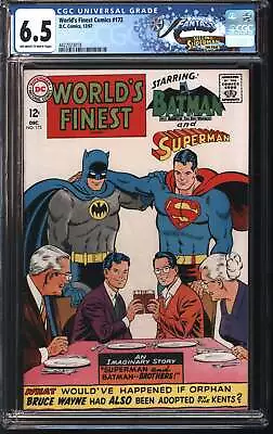 Buy DC Comics World's Finest Comics 172 12/67 FANTAST CGC 6.5 Off White To White Pag • 102.70£