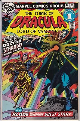 Buy Tomb Of Dracula #44 1976  7.0 Fn/vf Blade/dr Strange Apps Hot Blood Hunt Tie-in! • 23.32£