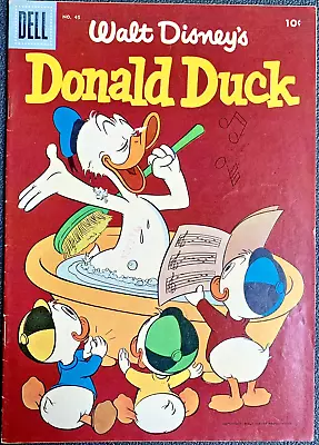 Buy Walt Disney's Donald Duck #45 1956 DELL Carl Barks Interior Artwork • 75£