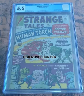 Buy Strange Tales #121 Cgc 5.5 Human Torch Orgin Of Plantman Baron Mordo Stan Lee • 97.08£