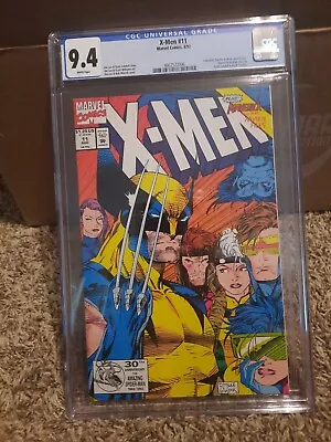 Buy X-Men 11 Cgc 9.4 Marvel 1992 CLASSIC Jim Lee Wolverine Cover NM Mint White Pgs • 46.59£