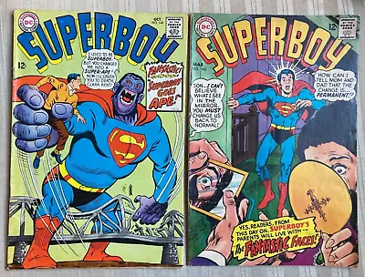 Buy Vintage DC Comics 1967 Superboy #142 Superboy Goes Ape & 1968 Superboy #145 • 10.06£