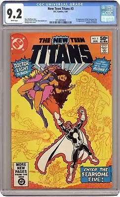 Buy New Teen Titans #3 CGC 9.2 1981 3712603003 • 93.19£