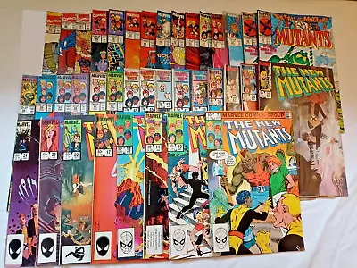 Buy He New Mutants Marvel 38 Comic Bundle 1983-91 US Covers Issues Between #7 - #97 • 200£