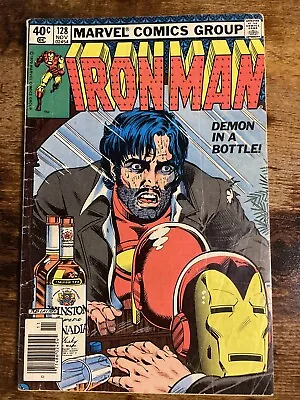 Buy Iron Man #128D VG  1979 Classic Demon In A Bottle Alcoholism Story • 38.90£