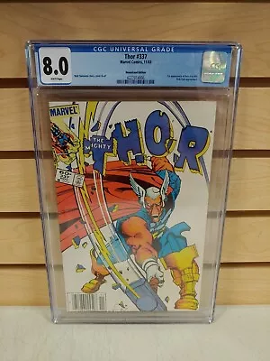 Buy Thor #337 CGC 8.0 (Marvel Comics 1983) 1st Appearance Of Beta Ray Bill Newsstand • 69.89£