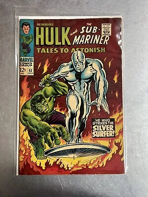 Buy Tales To Astonish #93 Incredible Hulk Silver Surfer Sub-Mariner VG-F • 147.56£