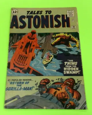 Buy Tales To Astonish #30 VG- Pre-Hero Marvel Silver Age Horror Comic 1960 • 93.19£