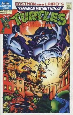 Buy Teenage Mutant Ninja Turtles Adventures #30 VF 8.0 1992 Stock Image • 10.89£