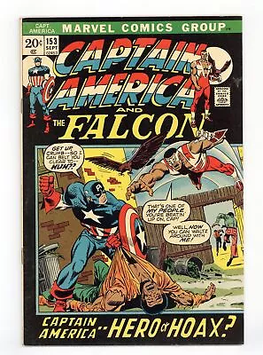 Buy Captain America #153 VG+ 4.5 1972 • 10.87£