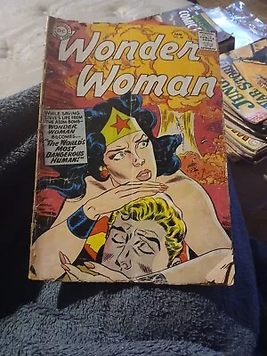 Buy WONDER WOMAN #95 Silver Age Atomic Explosion Cover 1958 DC Andru/Esposito Cover • 232.33£