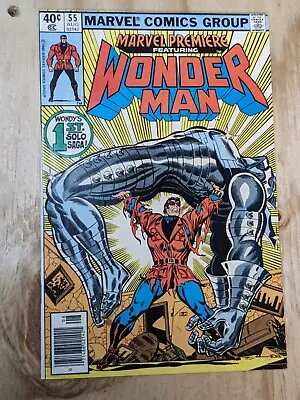Buy Marvel Premiere #55  1st Solo Wonder Man Story 1972 Newsstand Ed 1980 • 7.77£