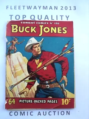 Buy Cowboy Picture Library Comic - 170 - 1956 - Buck Jones - Poor - Western Fleetway • 0.99£