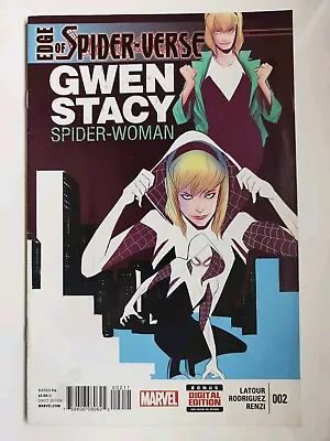 Buy Edge Of Spider-Verse #2 Gwen Stacy 1st Print 1st Spider-Gwen 2014 • 160£