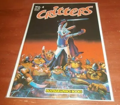 Buy Critters # 4 Fine- Fantagraphics Comic 1986 • 6.17£
