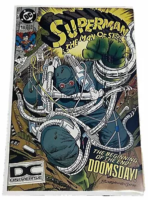 Buy Superman Man Of Steel #18 NM- 5th Print DC Logo Variant 1992 1st App Doomsday • 77.65£