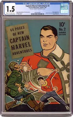 Buy Captain Marvel Adventures #2 CGC 1.5 1941 4431616001 • 504.80£