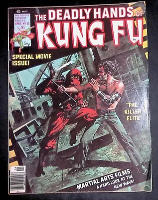 Buy The Deadly Hands Of Kung-Fu #23 Curtis Magazine / Marvel F • 19.99£