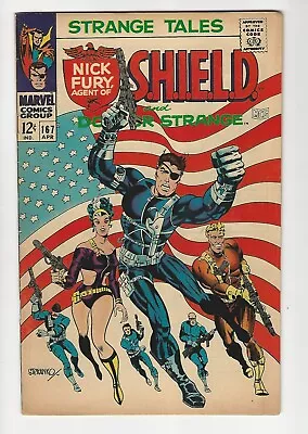 Buy Strange Tales 167 (Marvel 1968) 7.0 Classic Steranko Flag Cover • 48.93£