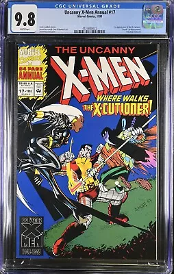 Buy Uncanny X-Men Annual #17 CGC 9.8 1st App X-Cutioner & Shard X-Men'97 1993 Marvel • 108.72£
