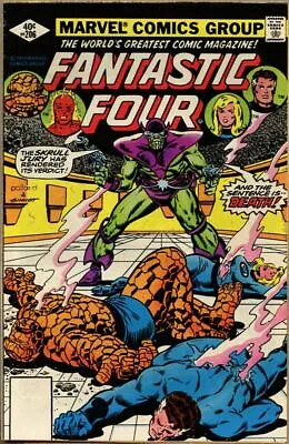 Buy Fantastic Four #206-1979 Fn- 5.5 Whitman Variant / Pollard Skrulls 1st App R'Kll • 54.35£